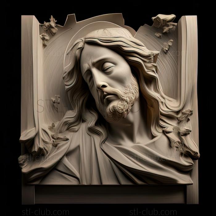 3D model st jesus (STL)